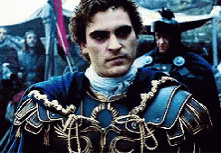 Gladiator Commodus Fierce Eyes GIF