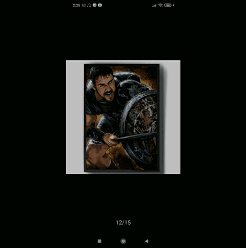 Gladiator Holding Shield and Sword