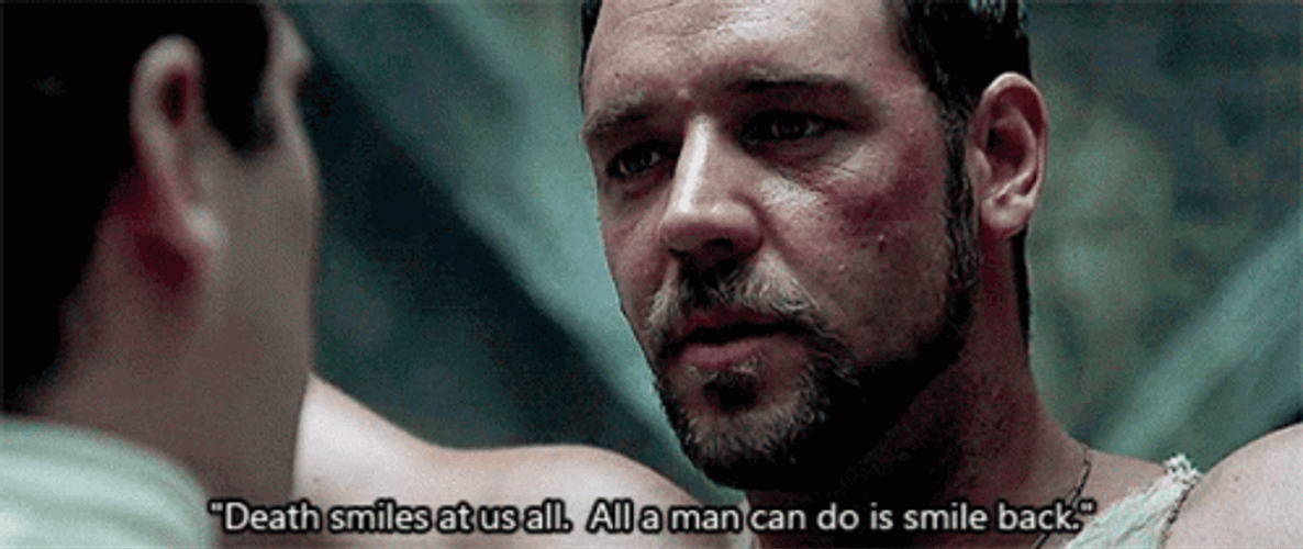 Gladiator Maximus And Commodus Confrontation GIF