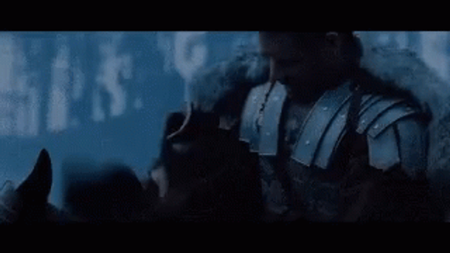 Gladiator Maximus Intense Reaction Riding Horse GIF