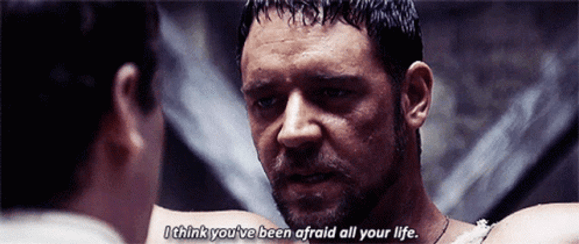 Gladiator Russel Crow Intense Eyes GIF