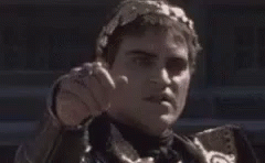 Gladiator Thumbs Up Anxious Commodus GIF