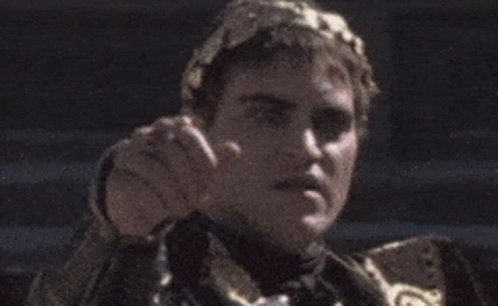 Gladiator Thumbs Up Joaquin Phoenix GIF