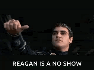 Gladiator Thumbs Up Reagan No Show Meme GIF