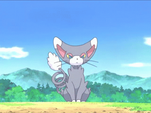 Glameow Pokemon Evolution GIF