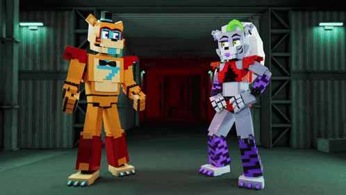 Glamrock Freddy Got Threatened GIF