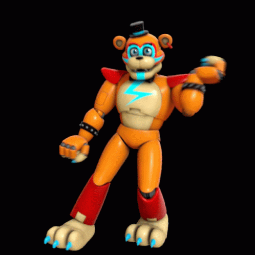 Glamrock Freddy Grooving GIF