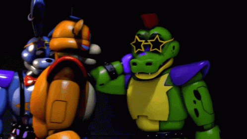 Glamrock Freddy Hugging A Friend GIF