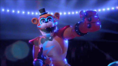 Glamrock Freddy Turning Around GIF