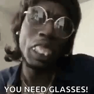 Agressive Man You Need Glasses GIF