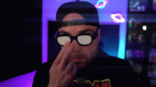 Streamer Anime Glasses Edit GIF