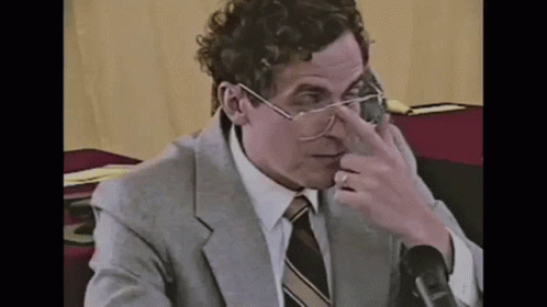 Nerd Pushing Up Glasses GIF