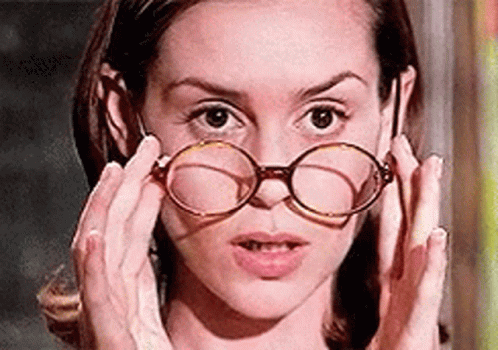 Miss Honey Glasses GIF