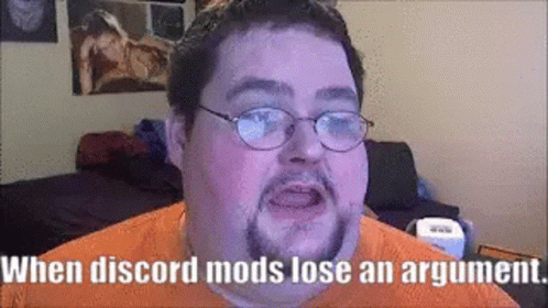 Glasses Beard Man Says Discord Mods Lose Argument