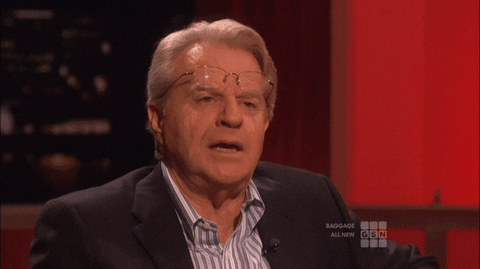 Glasses Jerry Springer GIF
