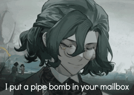 Glasses Man Says Pipe Bomb in Your Mailbox