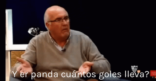 Glasses Man Says Y Er Panda Cuantos Goles Leva