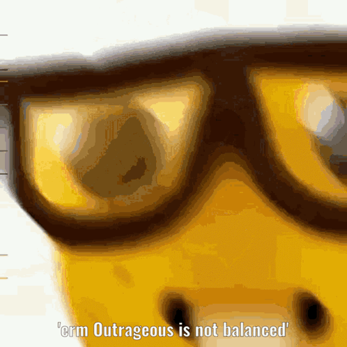 Glasses Saying Erm Outrageous Is Not Balanced GIF