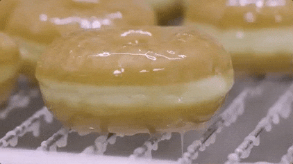 Glazing Beautifully Donuts GIF