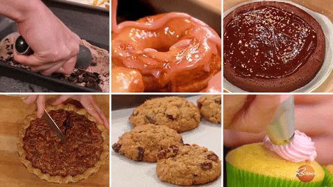 Glazing Cakes Toppings GIF