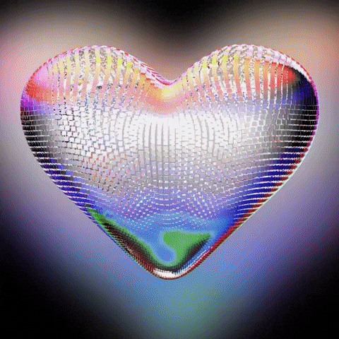 Glazing Spinning Heart GIF