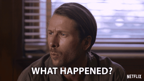 Glen Powell Confused What Happened GIF