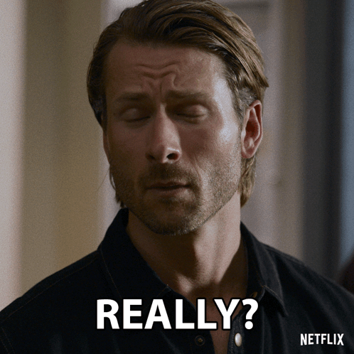 Glen Powell Doubtful Asking Really GIF