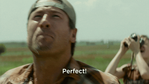 Glen Powell Ecstatic Reaction Perfect GIF