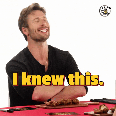 Glen Powell Enthusiastic I Knew This GIF
