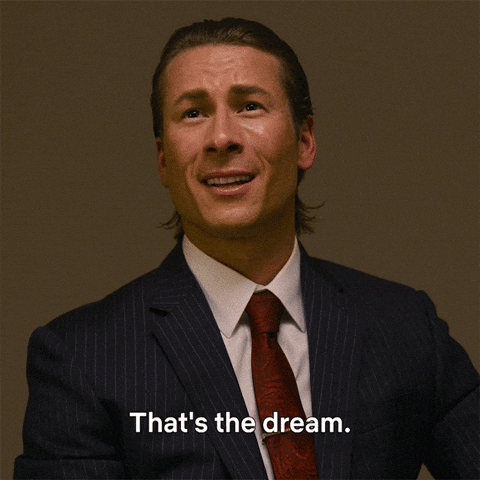 Glen Powell Sleek That's A Dream GIF