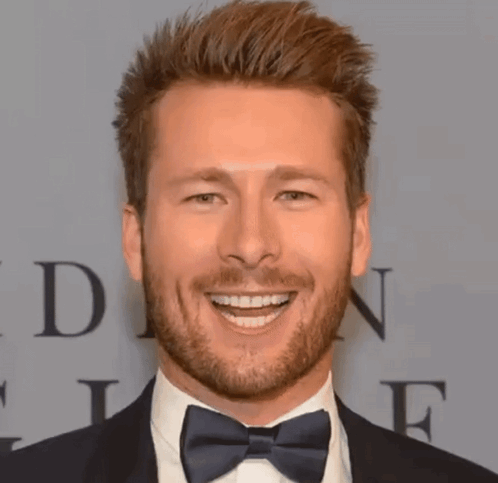 Glen Powell Switching Facial Expressions Face App GIF