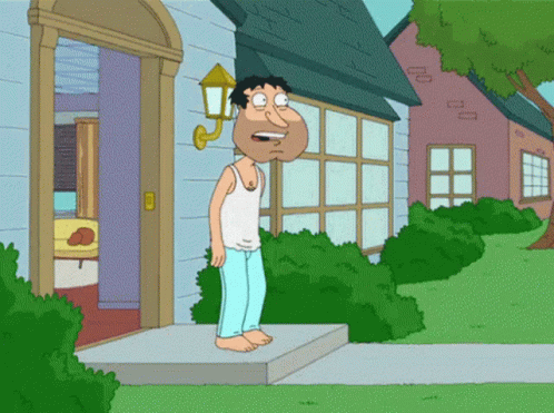 Glenn Quagmire One Hand Stronger GIF