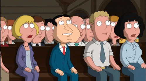 Glenn Quagmire Shock Reaction GIF