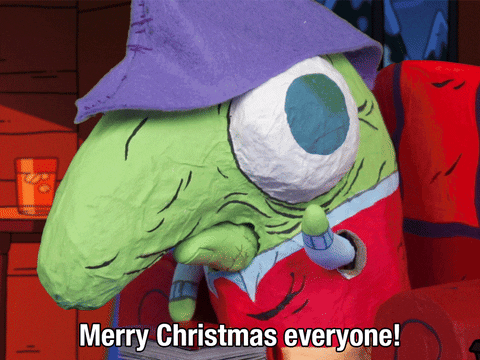 Glep Mascot Religious Merry Christmas GIF