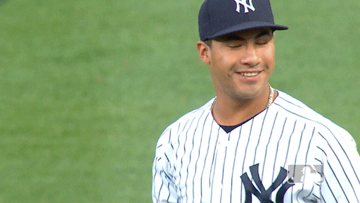 Gleyber Being Cute In The Field GIF