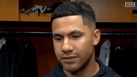 Gleyber Being Very Nice In An Interview GIF