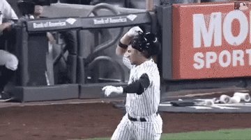 Gleyber Jumping Out Of Joy GIF