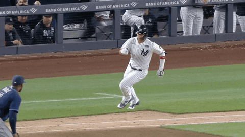 Gleyber Making A Nice Run For The Base GIF