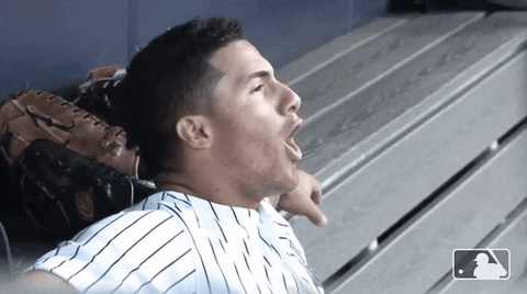 Gleyber Screaming Out Relief GIF