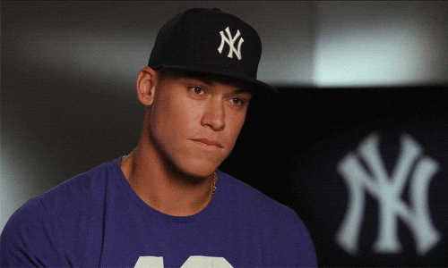 Gleyber Talking For An Interview GIF
