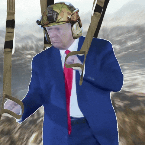 Glider Trump Dance GIF