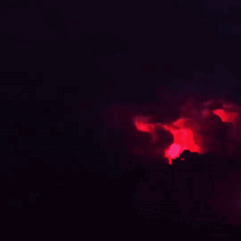 Glimpse Of Red Lightning GIF