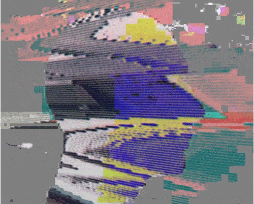 Glitch Head GIF