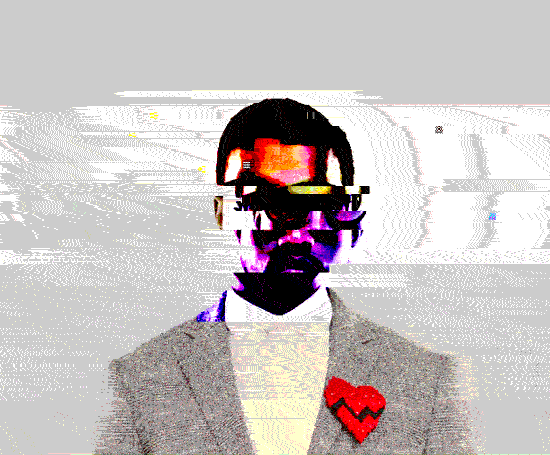 Glitch Kanye West GIF