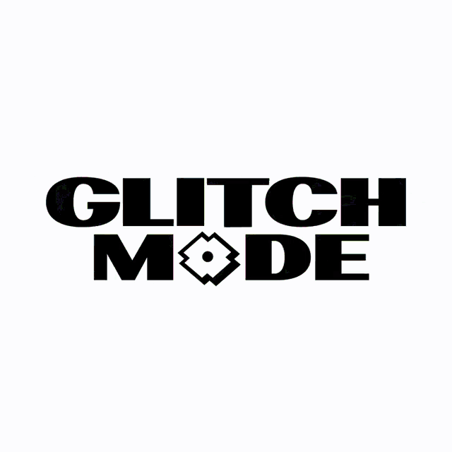 Glitch Mode Typography GIF