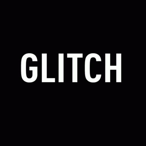 Glitch Word Art GIF