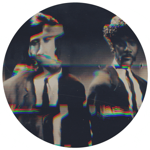  Glitched John Travolta Pulp Fiction GIF
