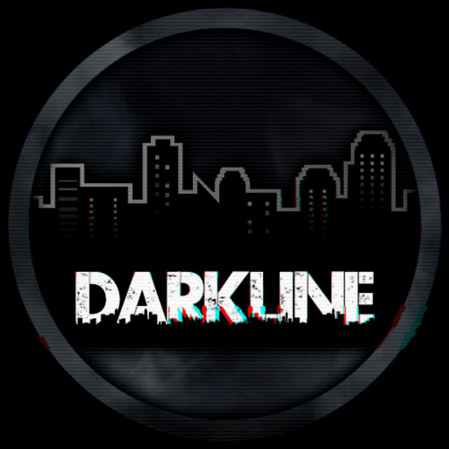 Glitching Darkline Logo GIF
