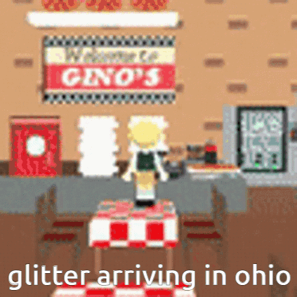 Glitter Arriving In Ohio GIF