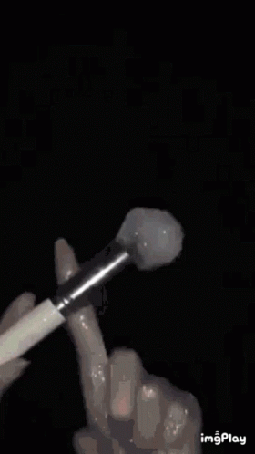 Glitter Bomb From Make Up Brush GIF